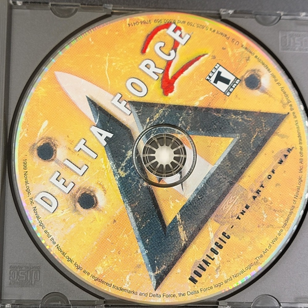 Delta Force 2 (PC, 1999) Novalogic The Art Of War Y2k 90s Computer Games